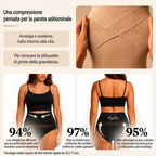 Culotte gainante à bande croisée 360°