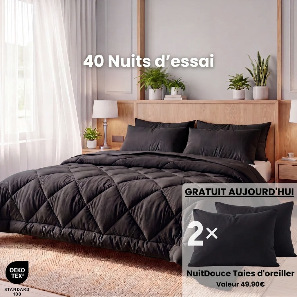 Couverture NuitDouce® - La couette 2-en-1.