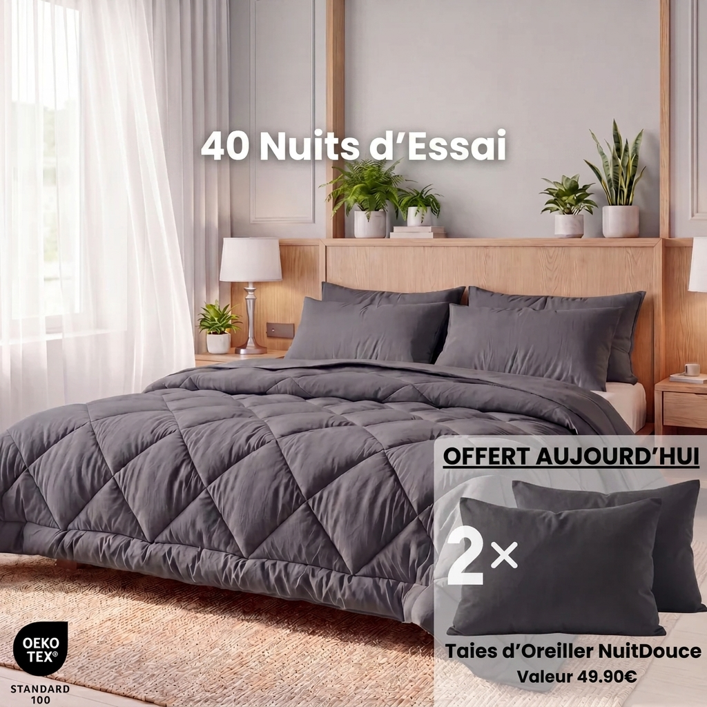 Couverture NuitDouce® - La couette 2-en-1.