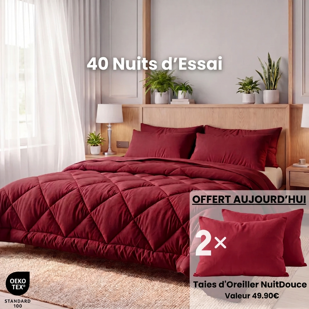 Couverture NuitDouce® - La couette 2-en-1.