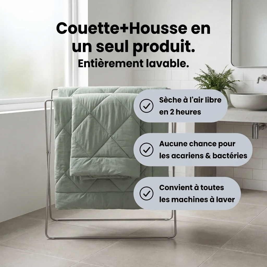 Couverture NuitDouce® - La couette 2-en-1.
