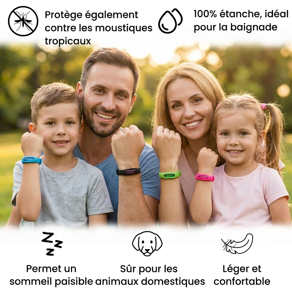 Bracelet Anti Moustique P'tit Gardien
