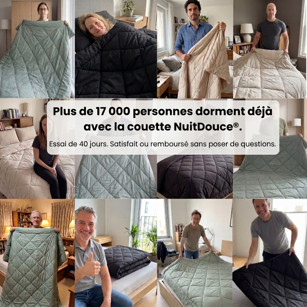 Couverture NuitDouce® - La couette 2-en-1.