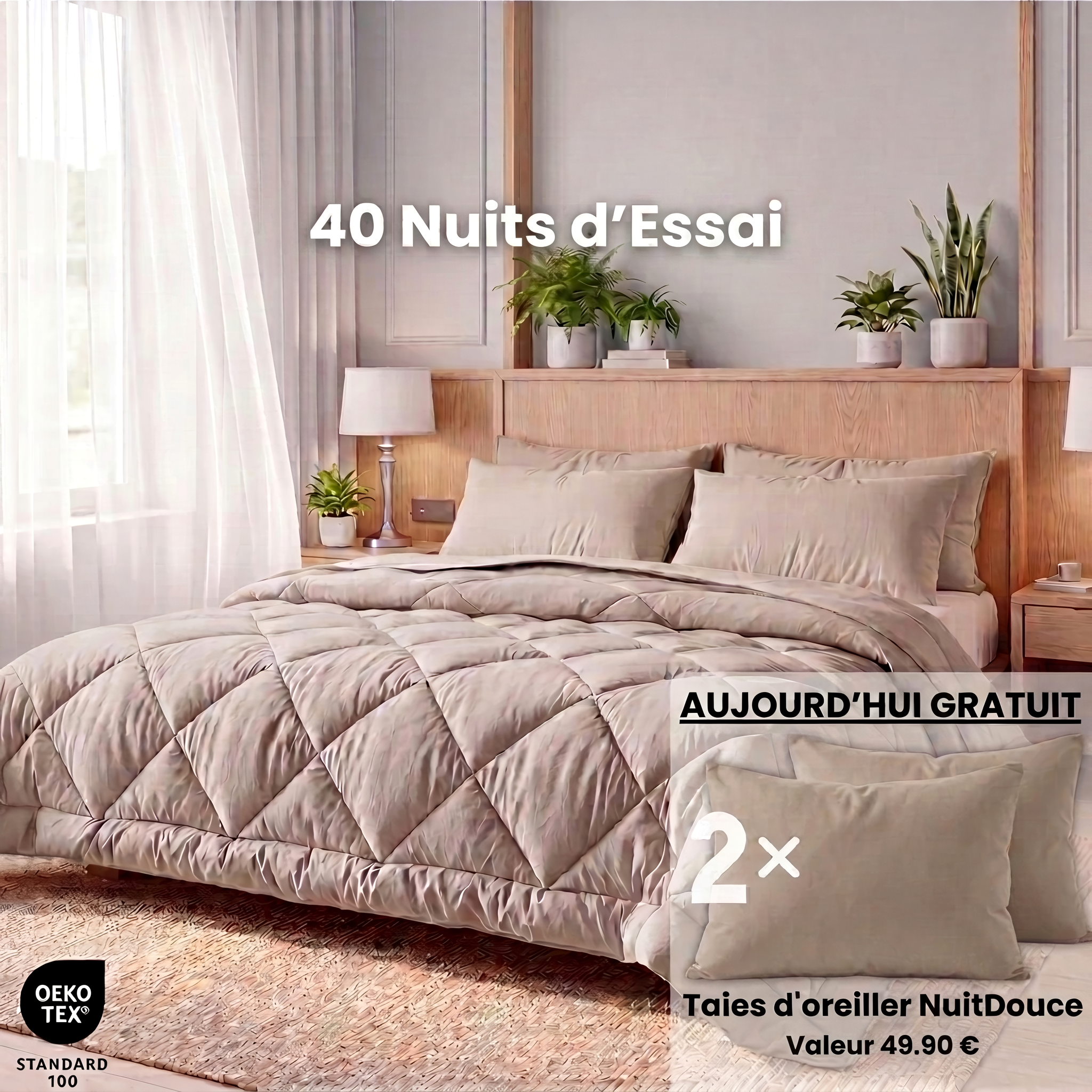 Couverture NuitDouce® - La couette 2-en-1.