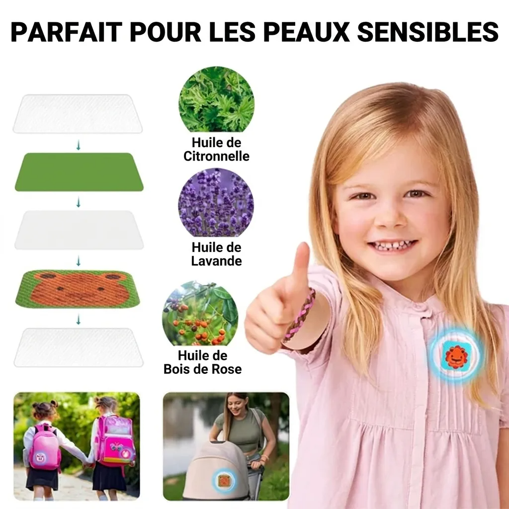 Autocollant P'tit Gardien anti-moustique