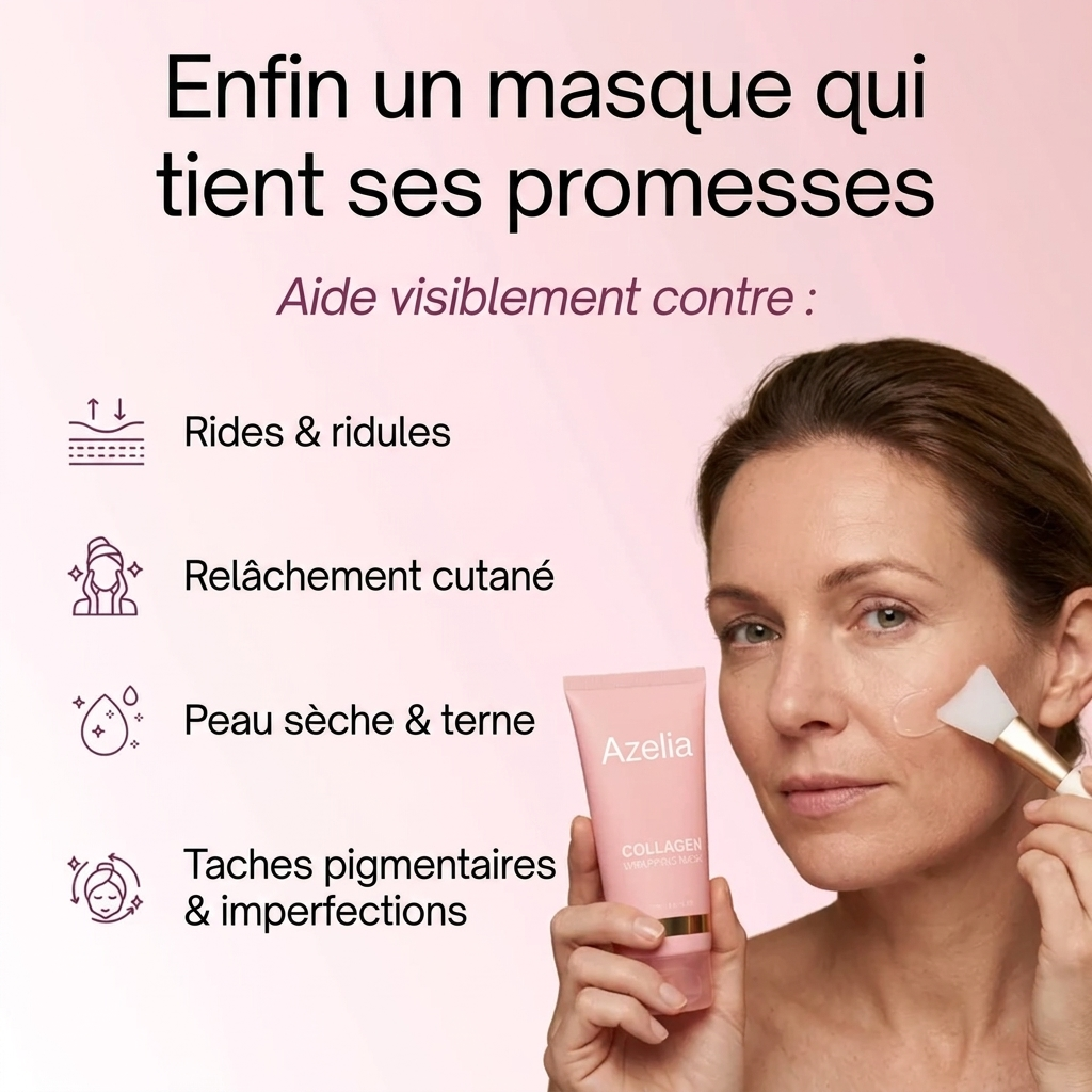 Azelia Masque Éclatant au Collagène