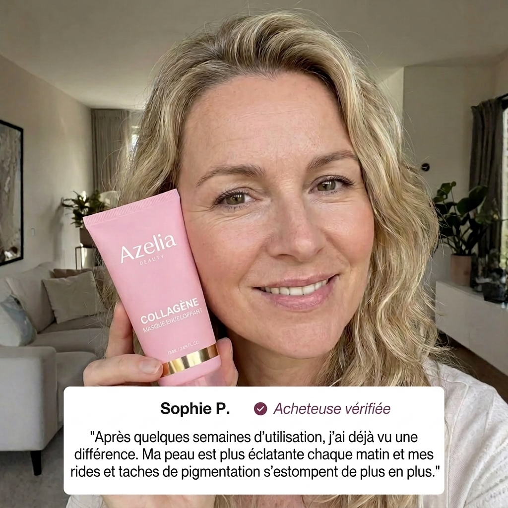 Azelia Masque Éclatant au Collagène
