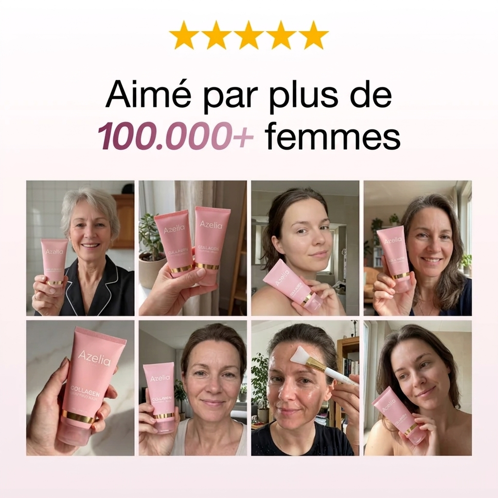 Azelia Masque Éclatant au Collagène